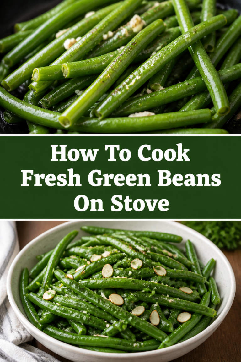 🥦 How To Cook Fresh Green Beans On Stove