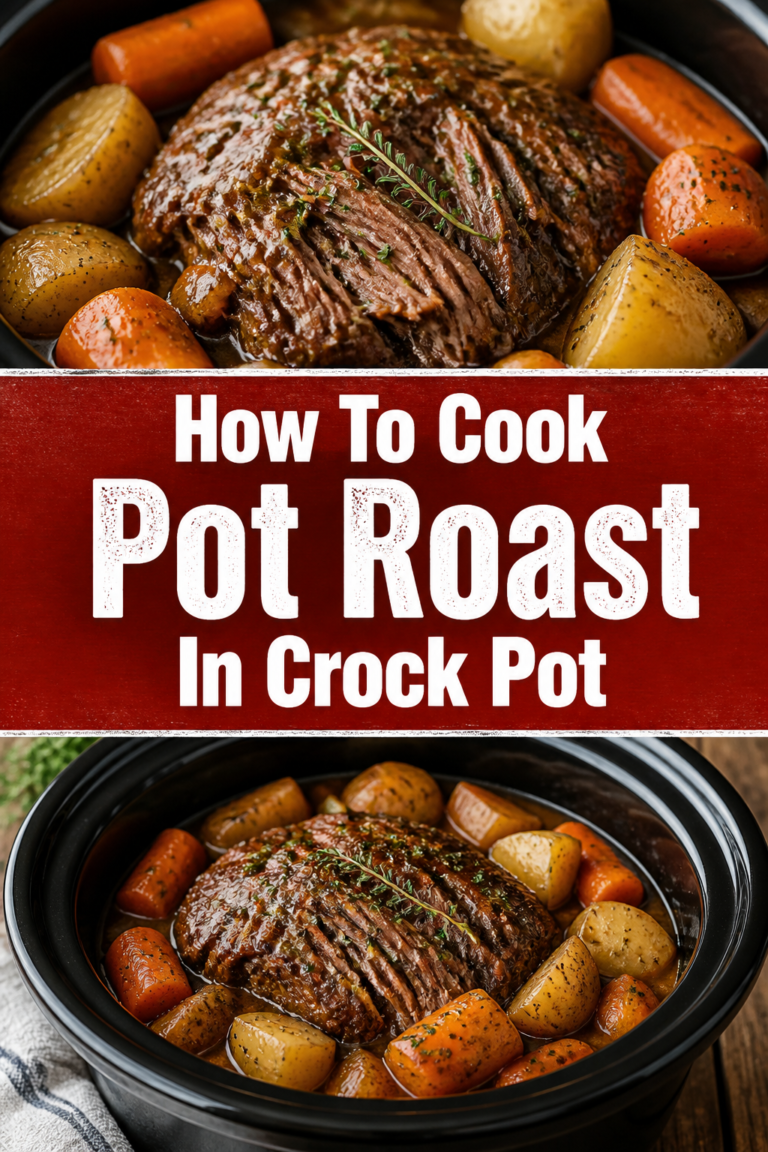 How To Cook Pot Roast In Crock Pot