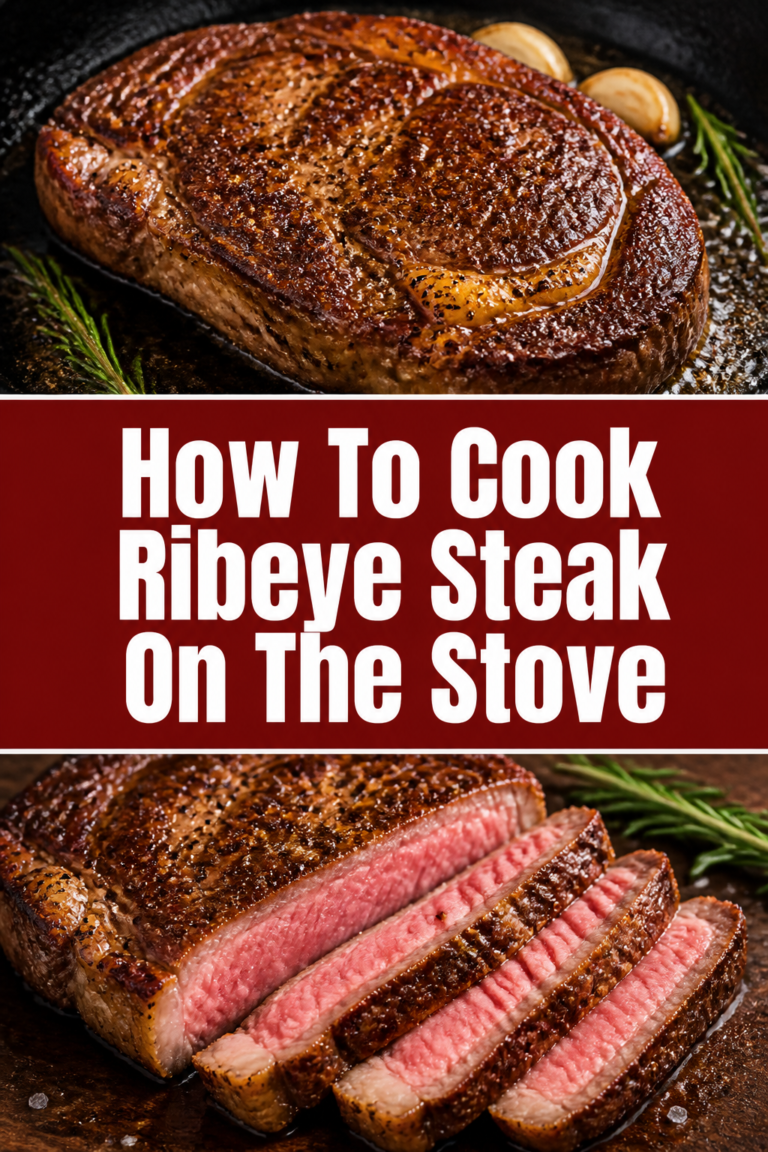 🥩 How To Cook Ribeye Steak On The Stove