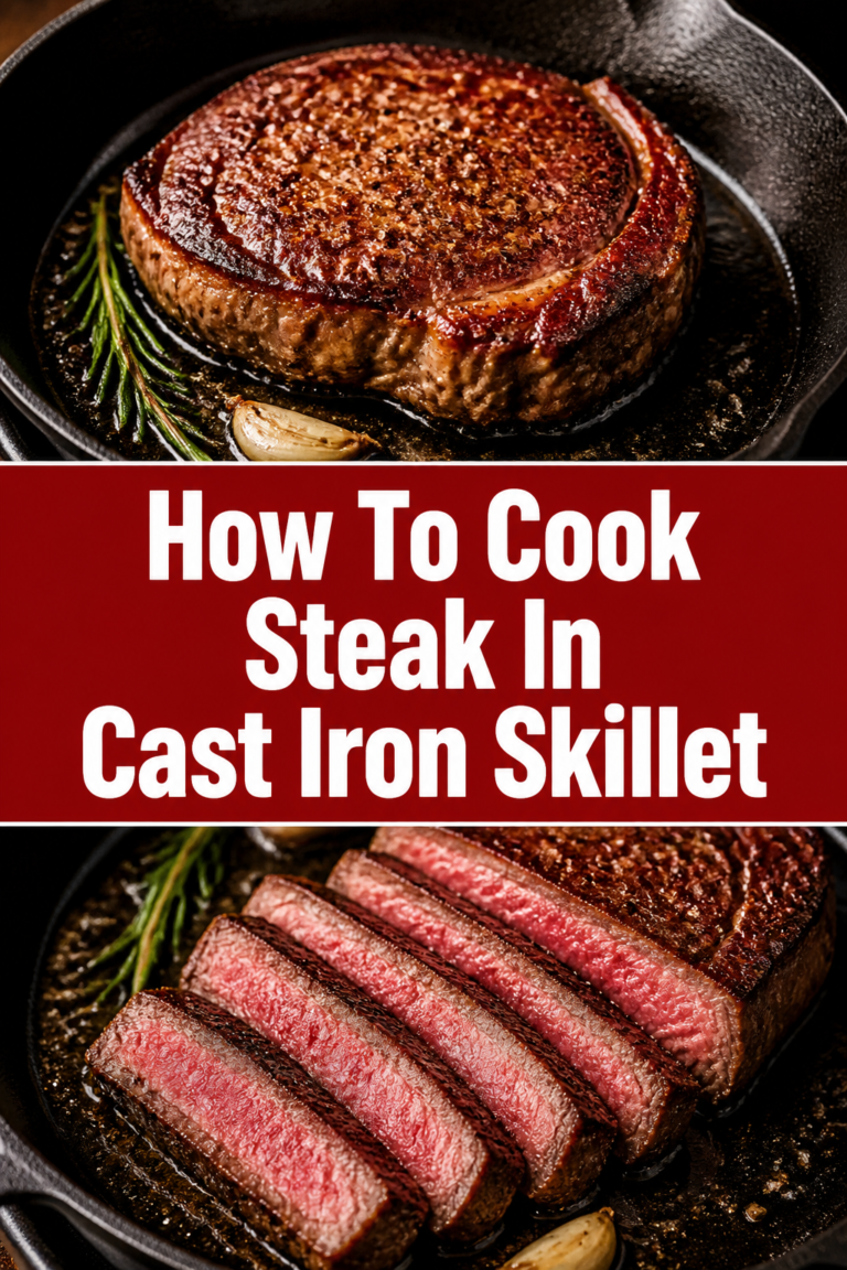 🥩 How To Cook Steak In Cast Iron Skillet