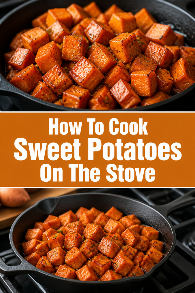 🍠 How To Cook Sweet Potatoes On The Stove