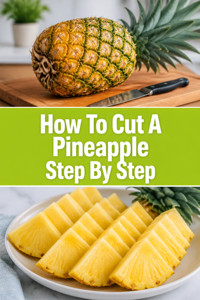 🍍 How To Cut A Pineapple Step By Step