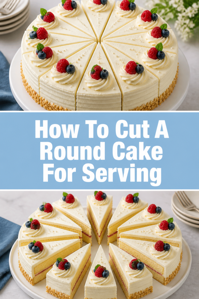 🎂 How To Cut A Round Cake For Serving