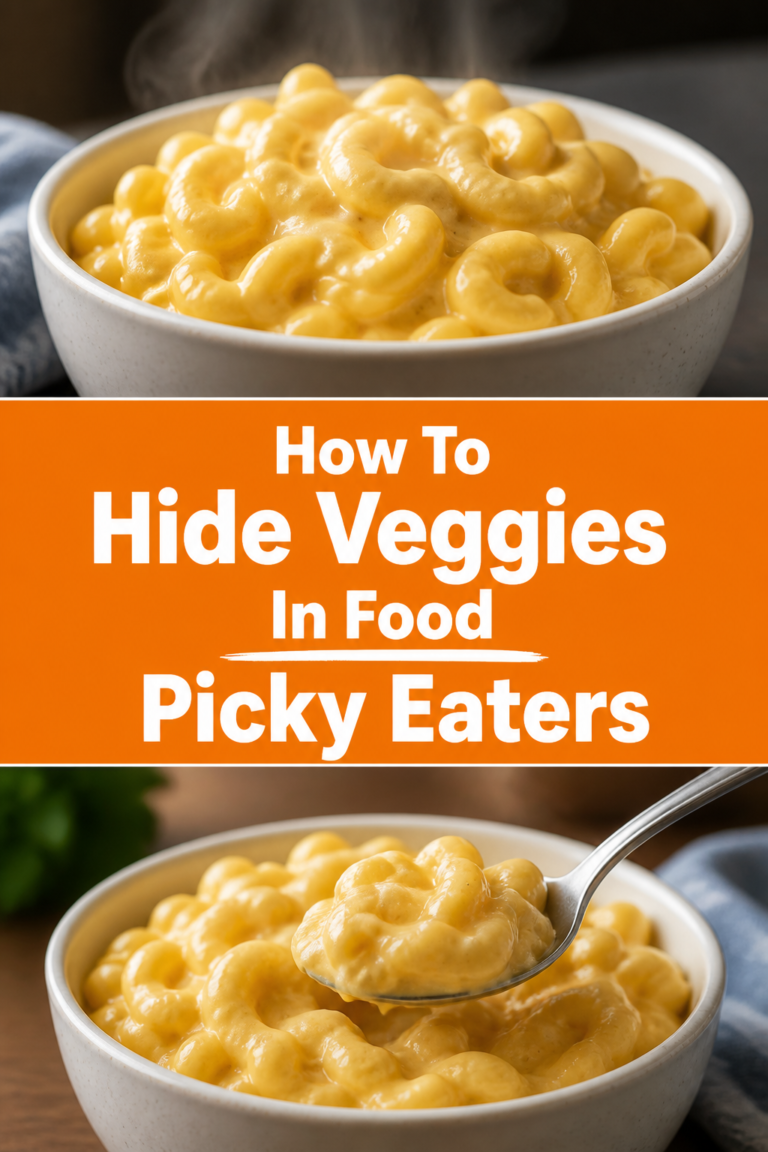 🥦 How To Hide Veggies In Food Picky Eaters
