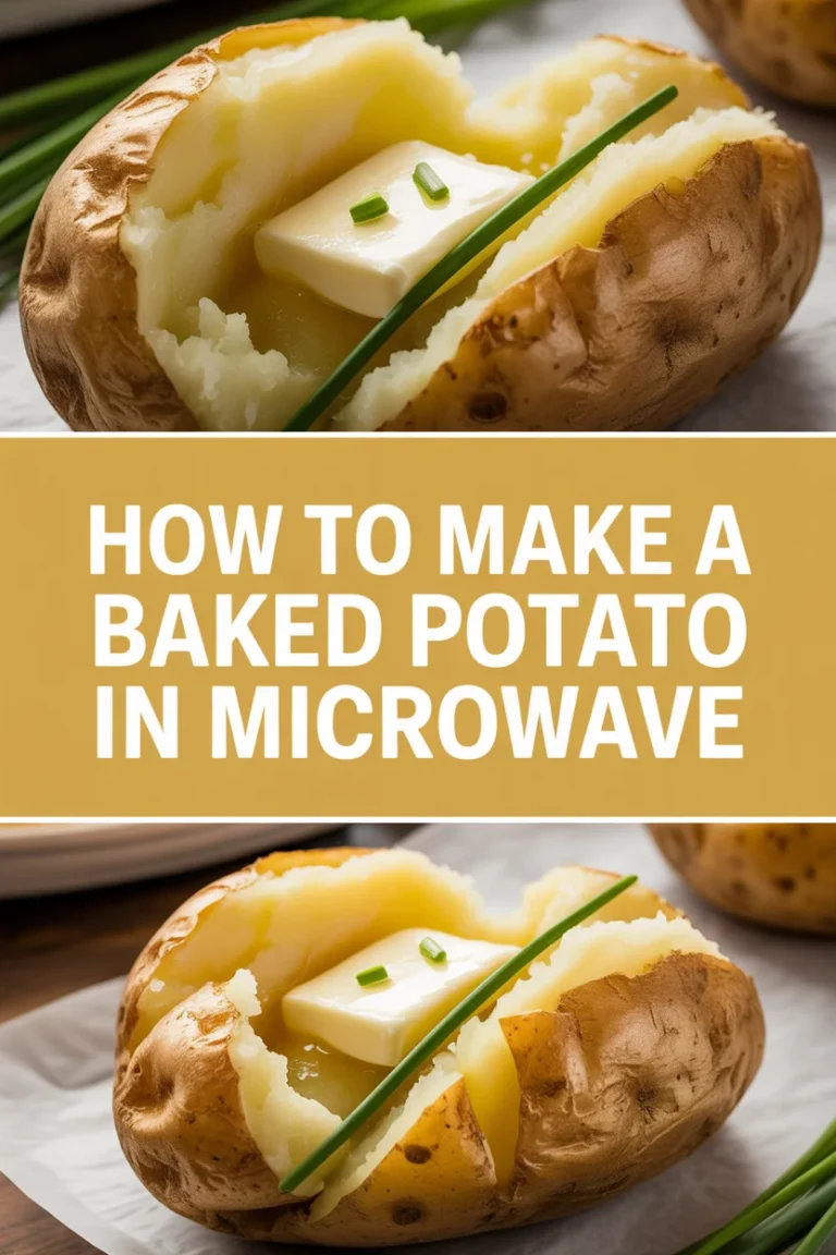 🥔 How To Make A Baked Potato In Microwave