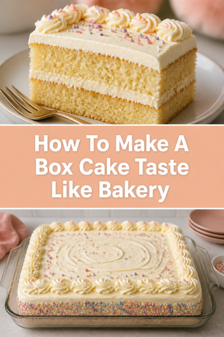 🍰 How To Make A Box Cake Taste Like Bakery