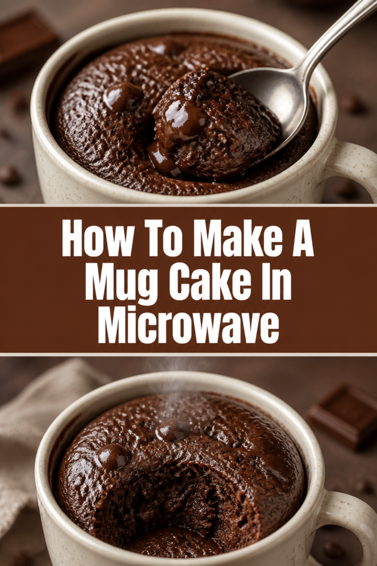 🍰 How To Make A Mug Cake In Microwave