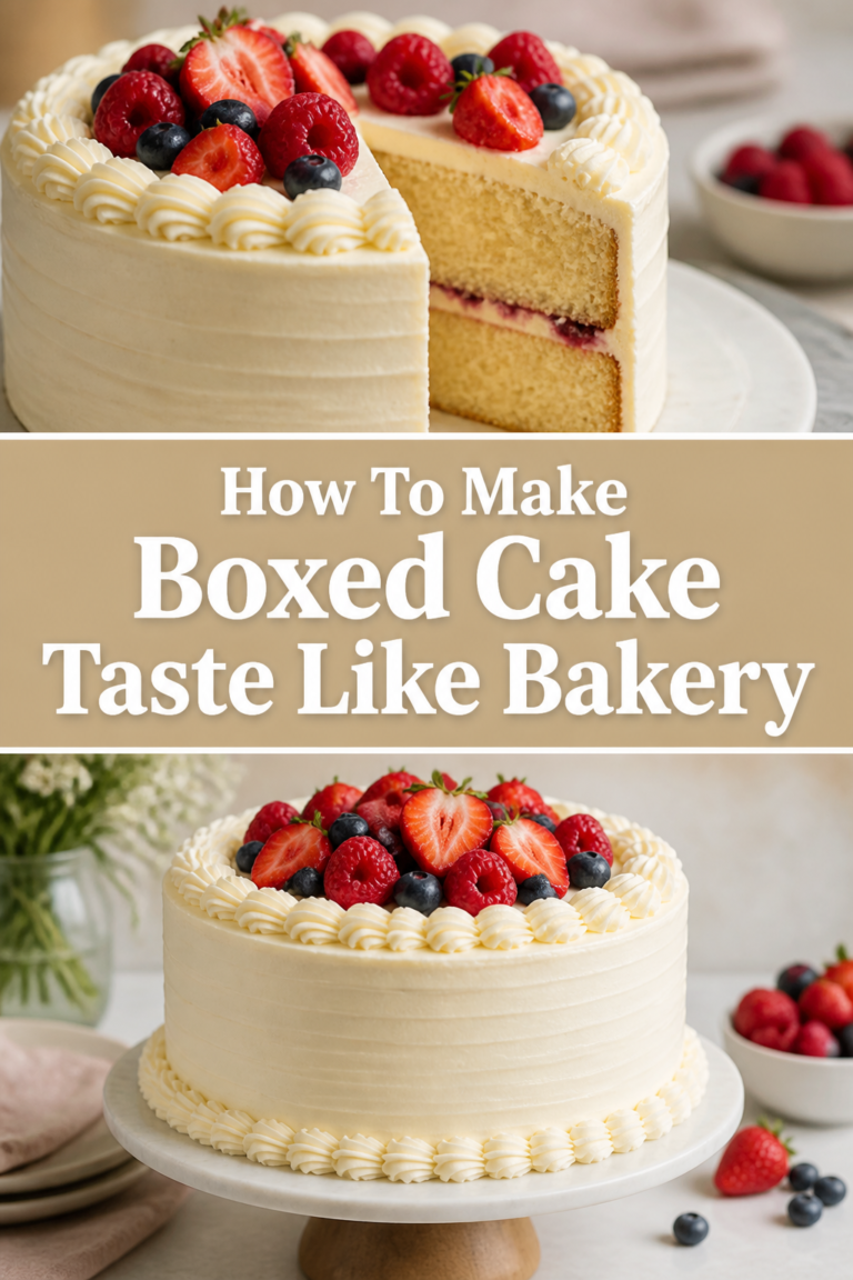 🍰 How To Make Boxed Cake Taste Like Bakery