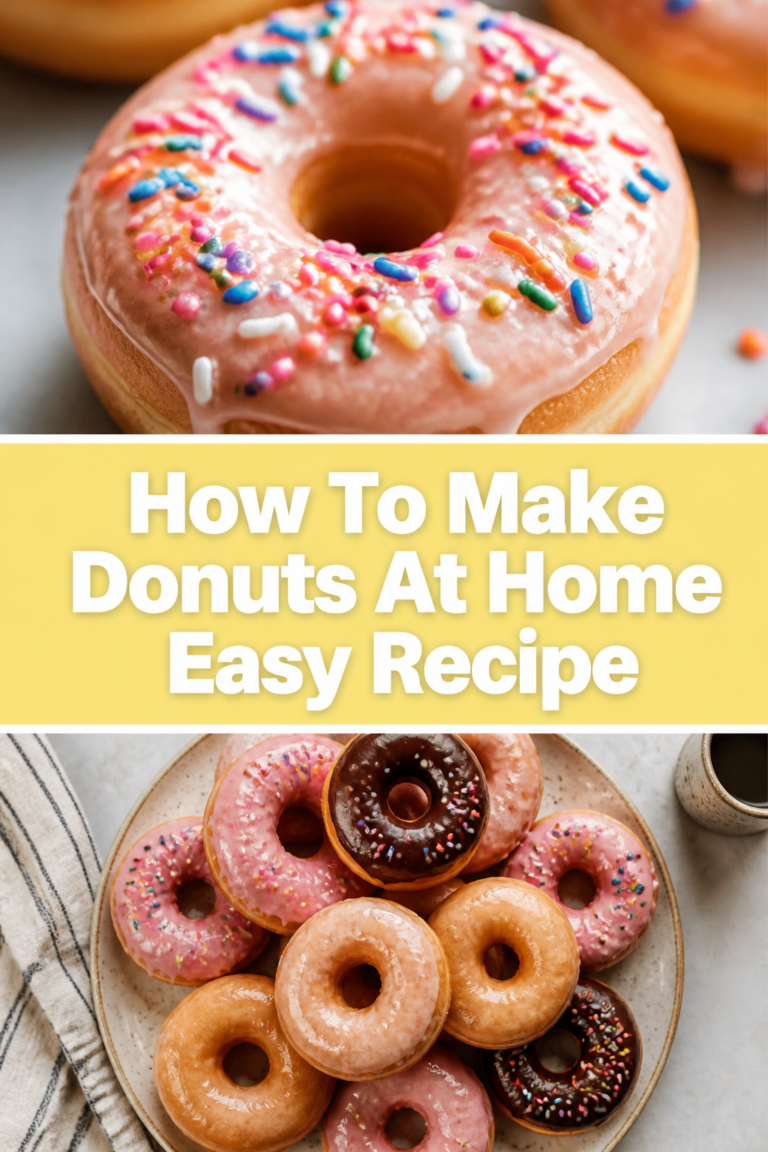 🍩 How To Make Donuts At Home Easy Recipe