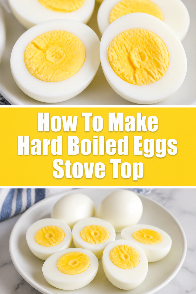 🥚 How To Make Hard Boiled Eggs Stove Top