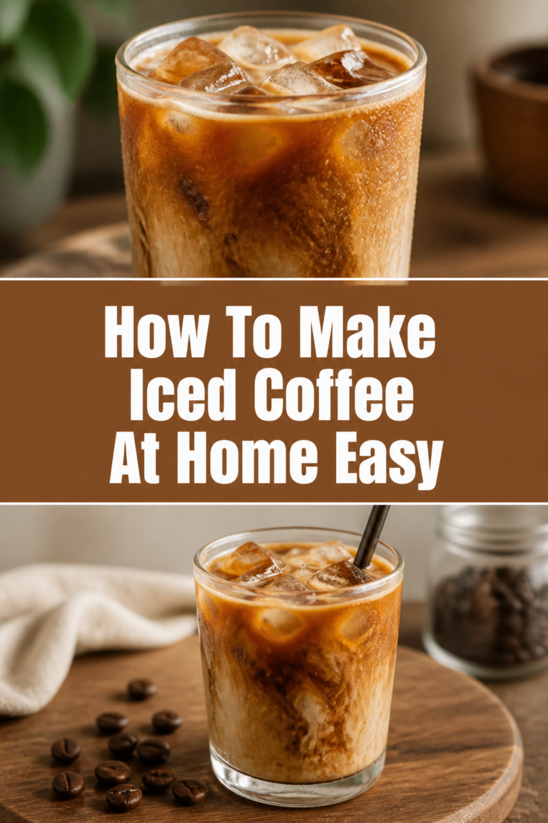 🧊 How To Make Iced Coffee At Home Easy