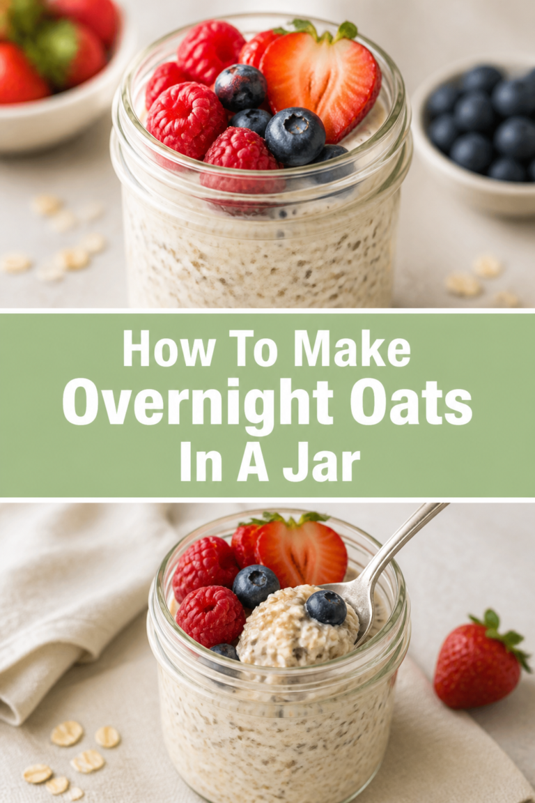 🥣 How To Make Overnight Oats In A Jar
