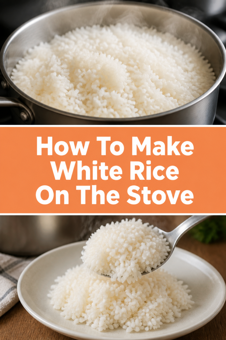 🍚 How To Make White Rice On The Stove