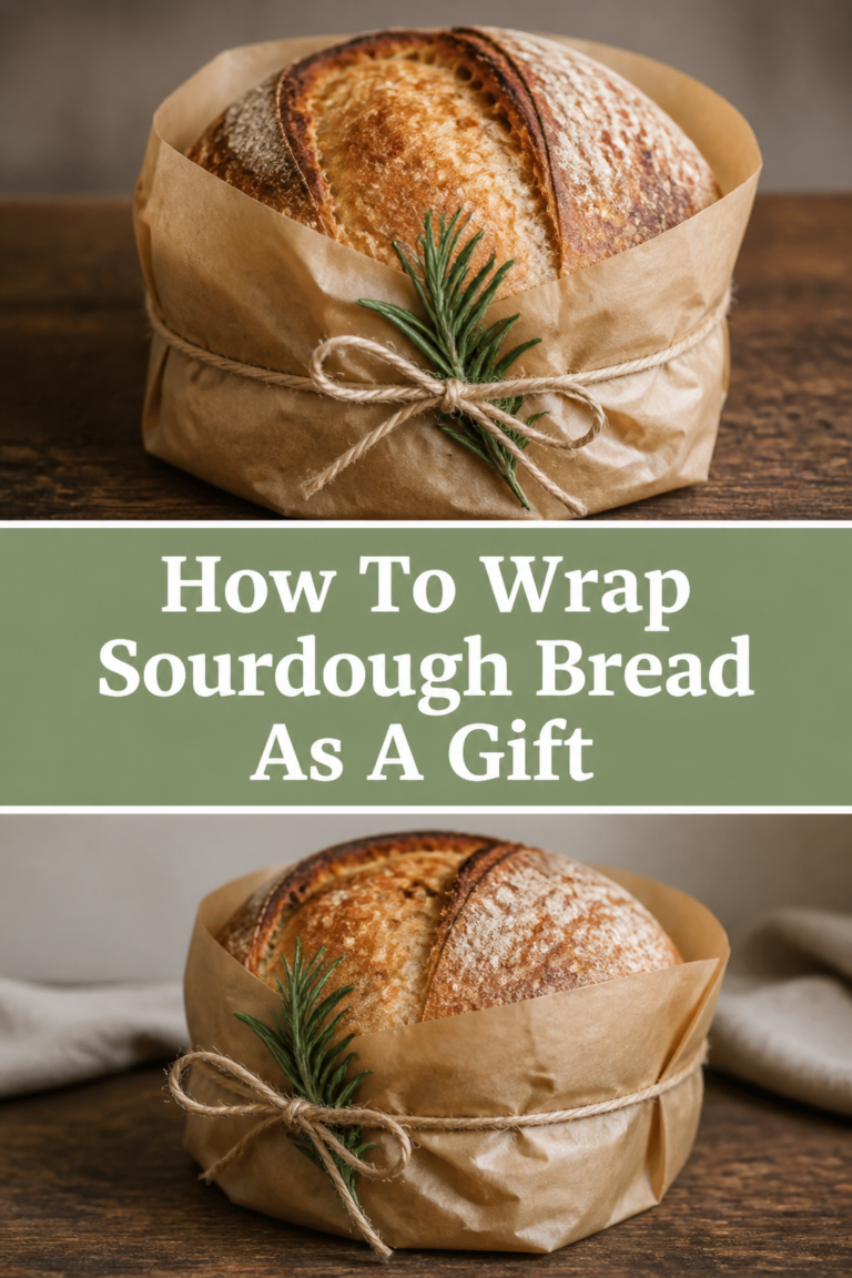 🍞 How To Wrap Sourdough Bread As A Gift