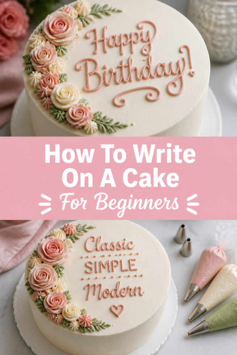 🎂 How To Write On A Cake For Beginners