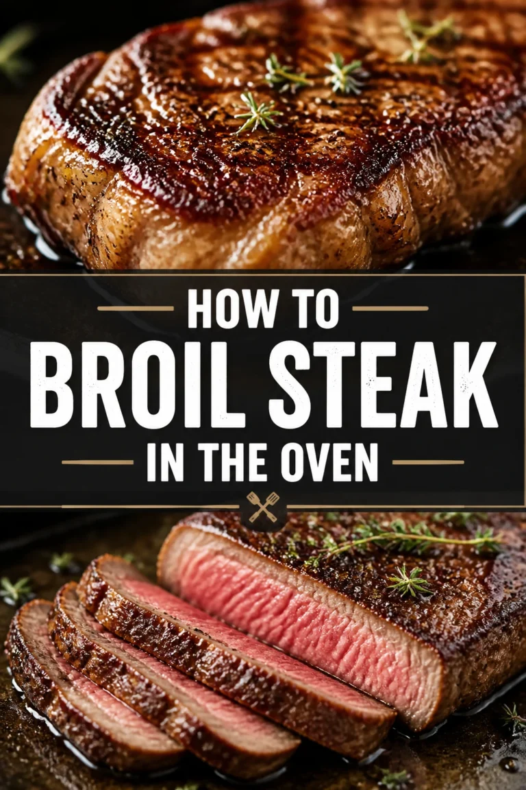 🥩 How To Broil Steak In The Oven