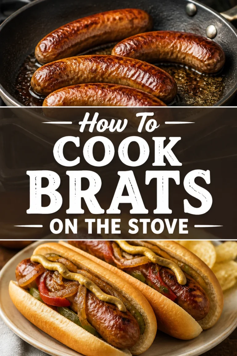 🌭 How To Cook Brats On The Stove