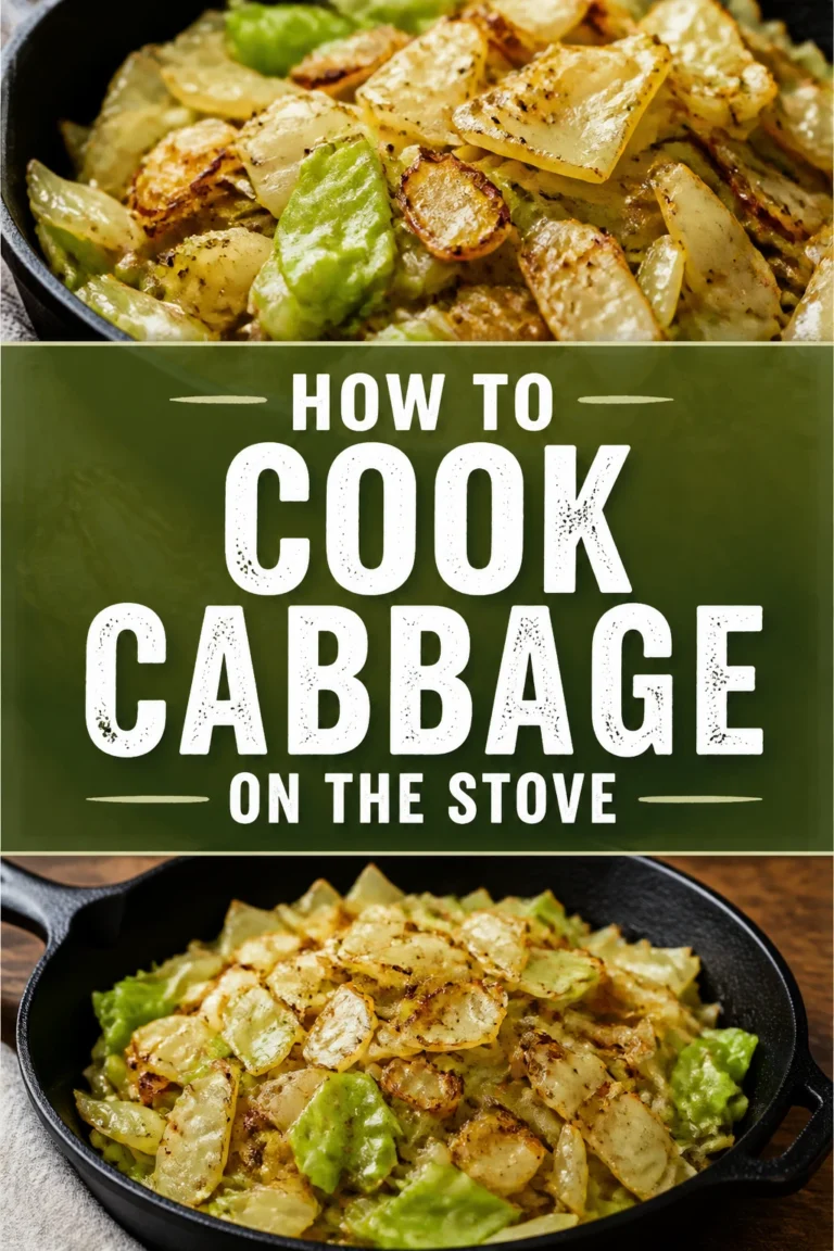 🔥 How To Cook Cabbage On The Stove