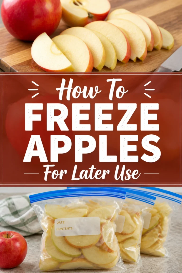 🍎 How To Freeze Apples For Later Use