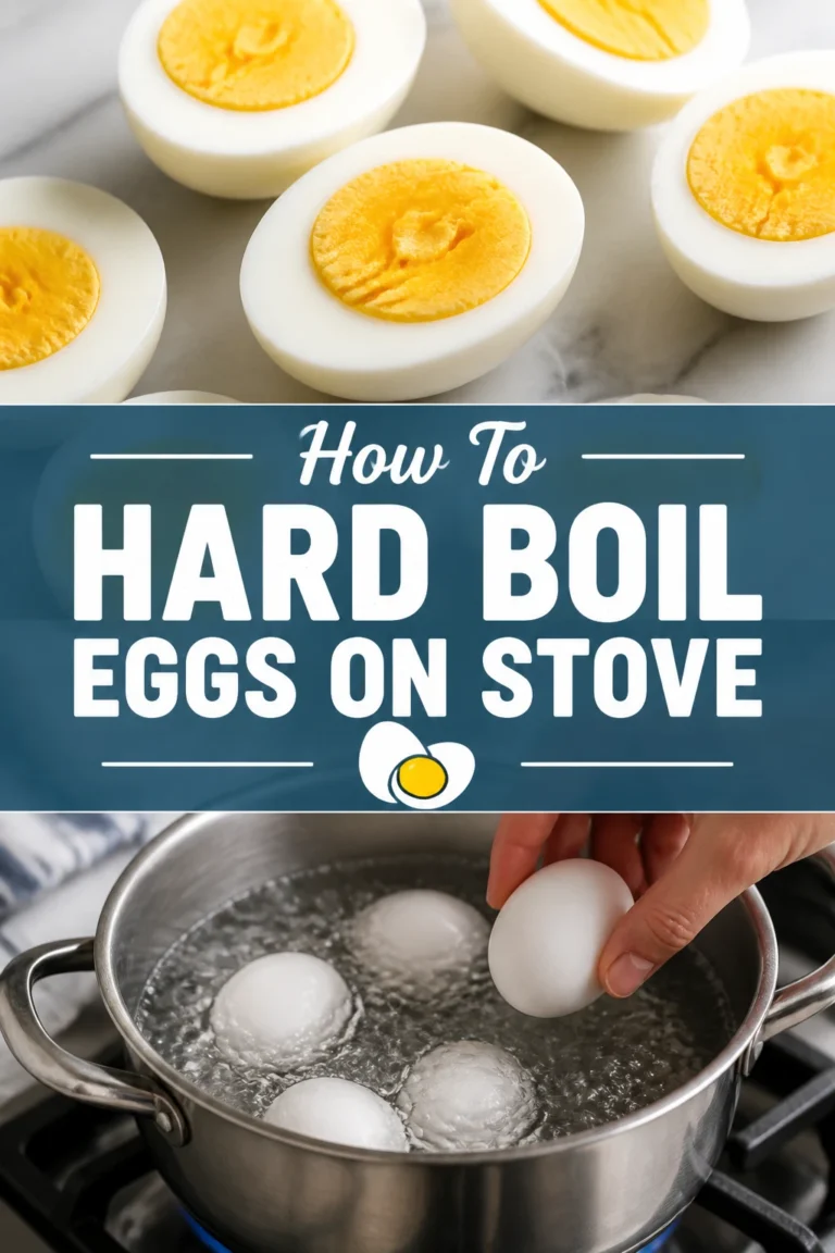 🥚 How To Hard Boil Eggs On Stove