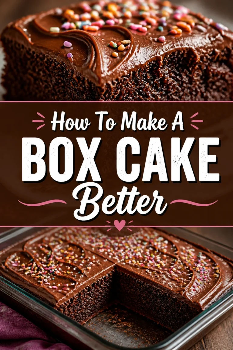 🎂 How To Make A Box Cake Better