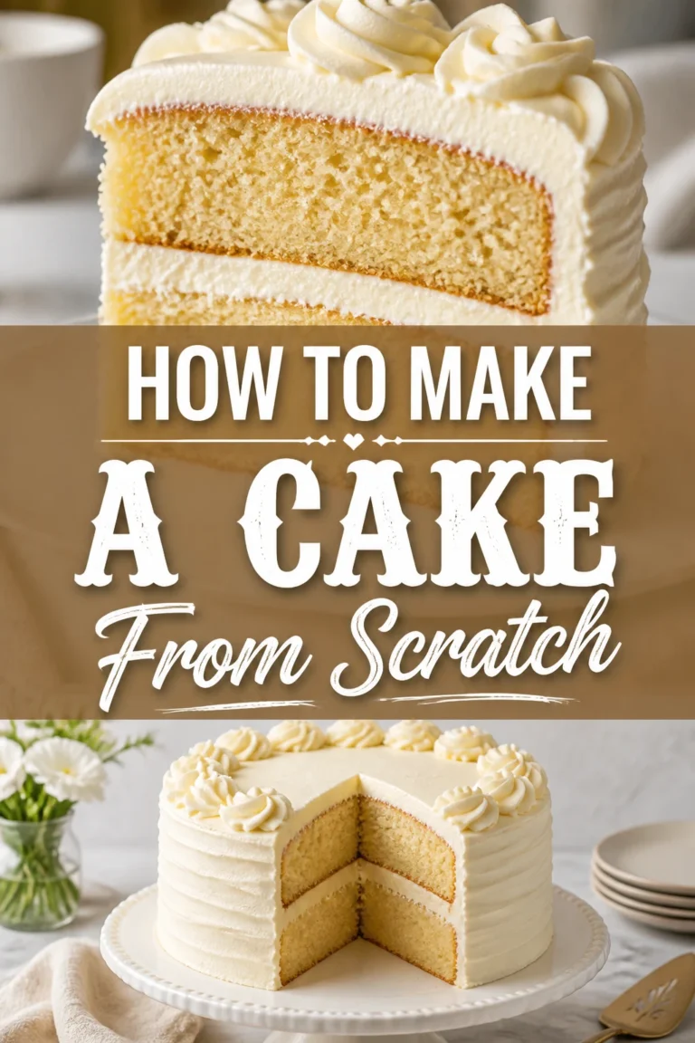 🎂 How To Make A Cake From Scratch