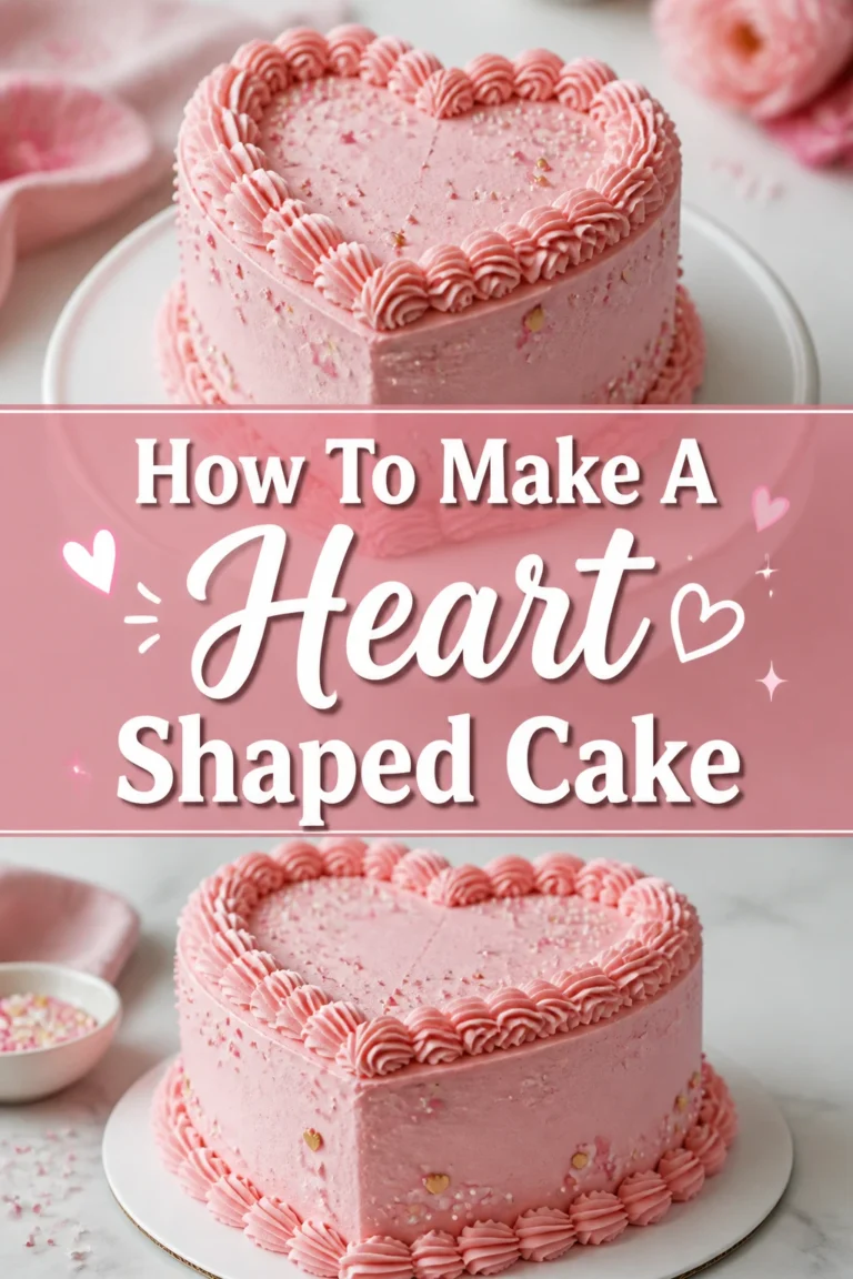 ❤️ How To Make A Heart Shaped Cake