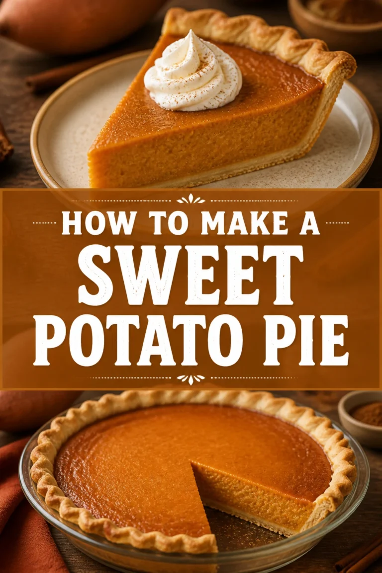 🥧 How To Make A Sweet Potato Pie