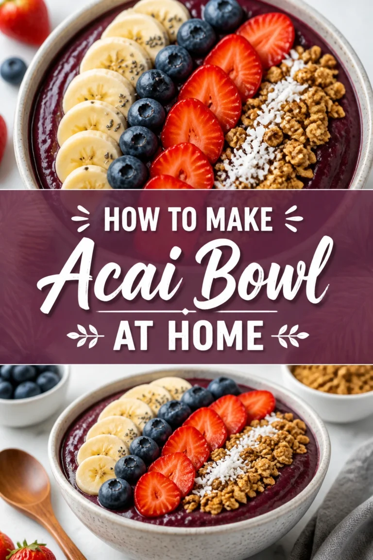 🥭 How To Make Acai Bowl At Home