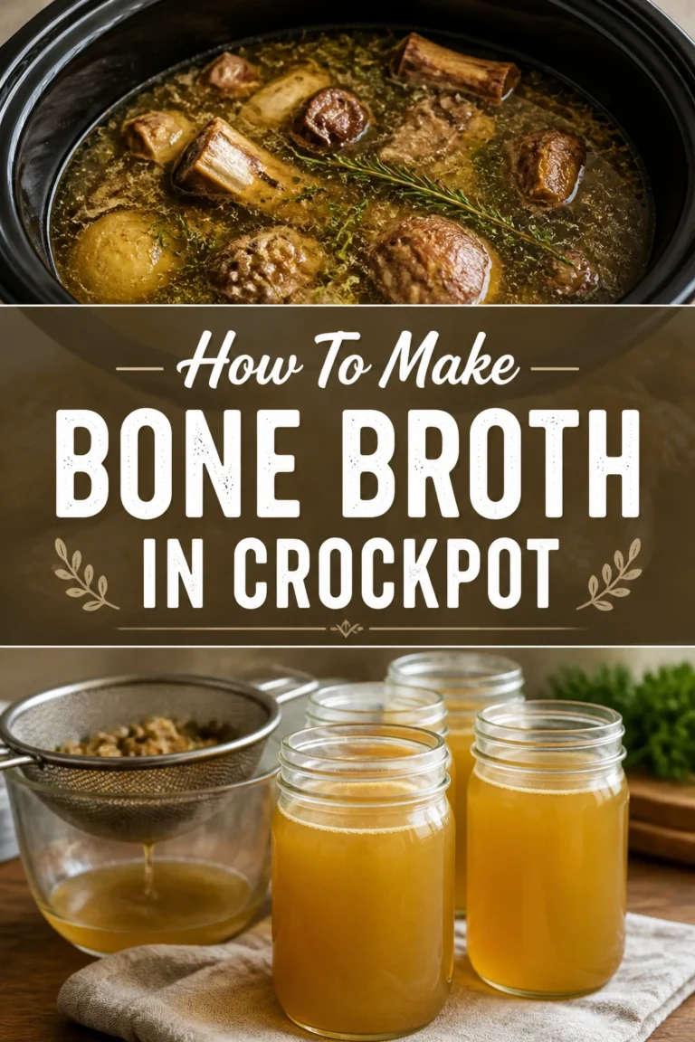 🍲 How To Make Bone Broth In Crockpot
