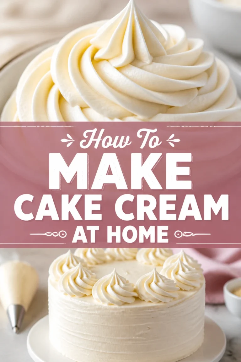 🎂 How To Make Cake Cream At Home