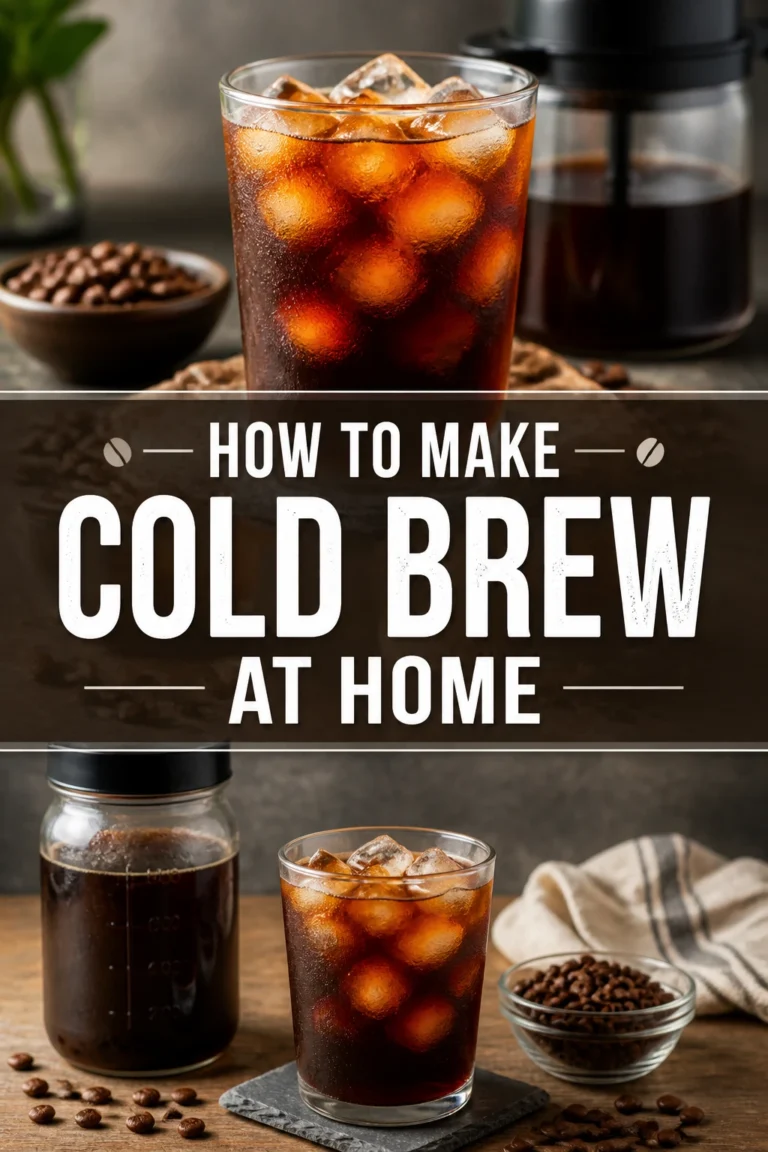 ☕ How To Make Cold Brew At Home
