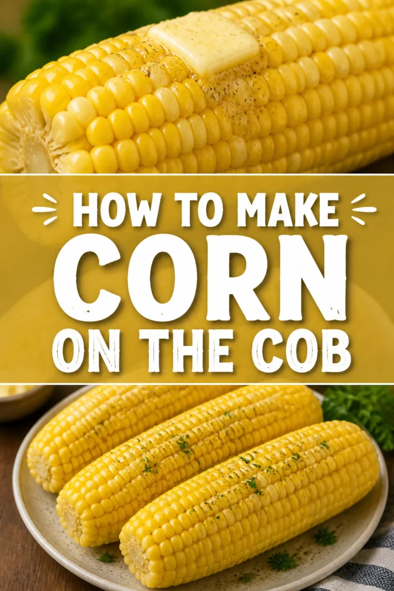 🌽 How To Make Corn On The Cob