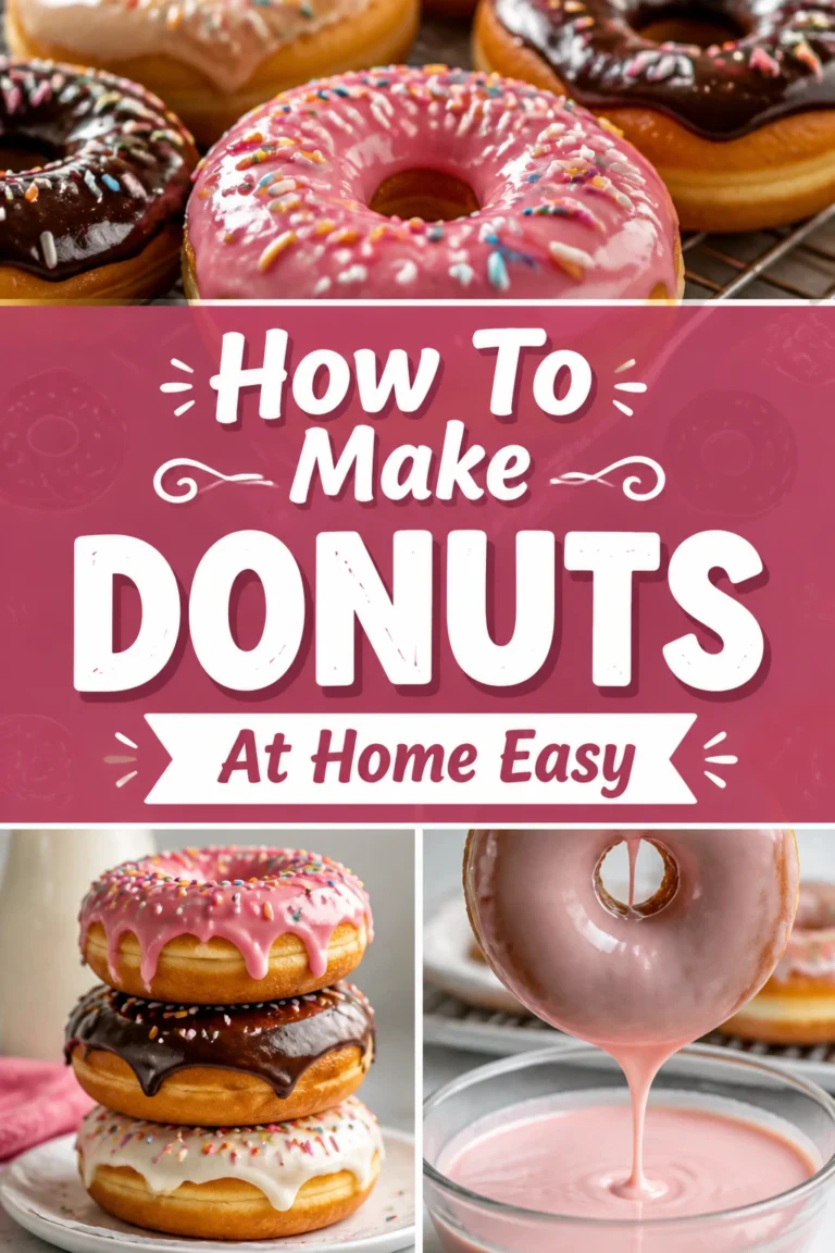 🍩 How To Make Donuts At Home Easy
