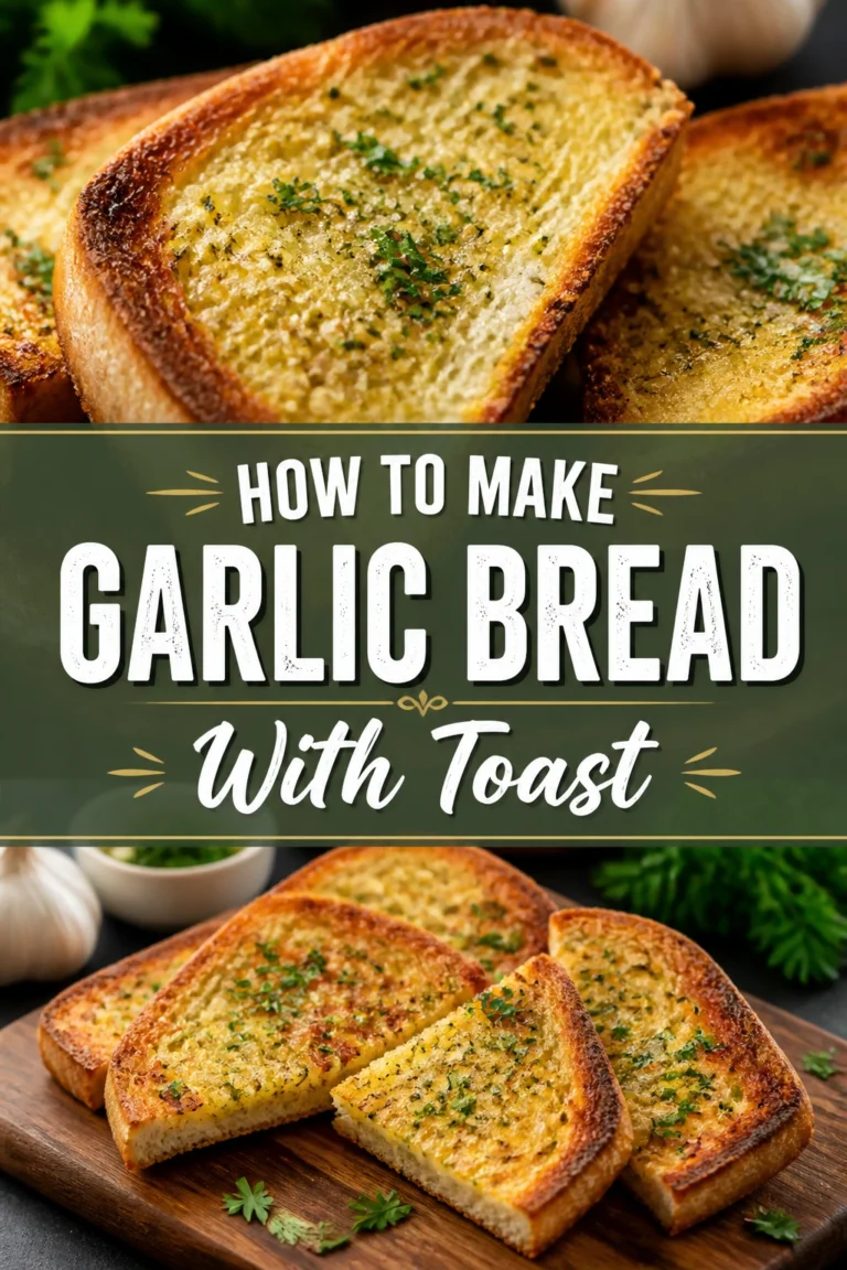 🍞 How To Make Garlic Bread With Toast