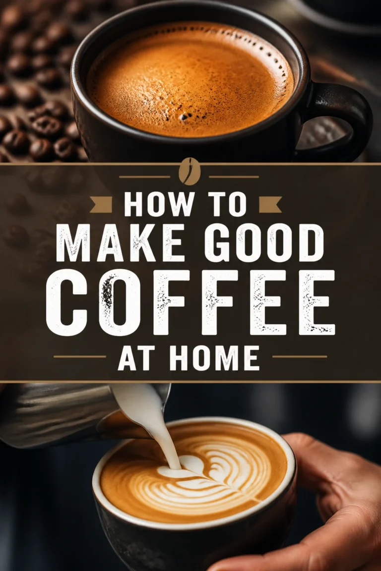 ☕ How To Make Good Coffee At Home