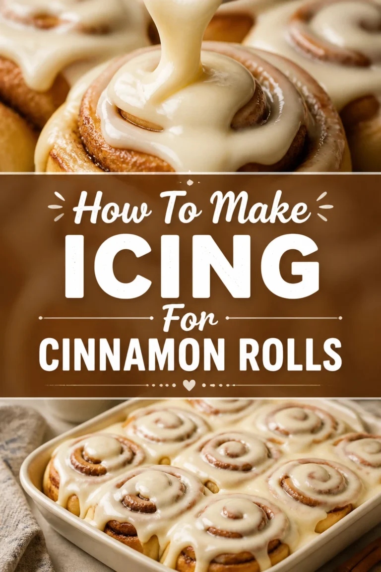 🧁 How To Make Icing For Cinnamon Rolls