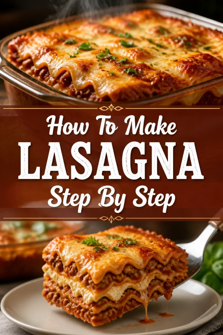💡 How To Make Lasagna Step By Step