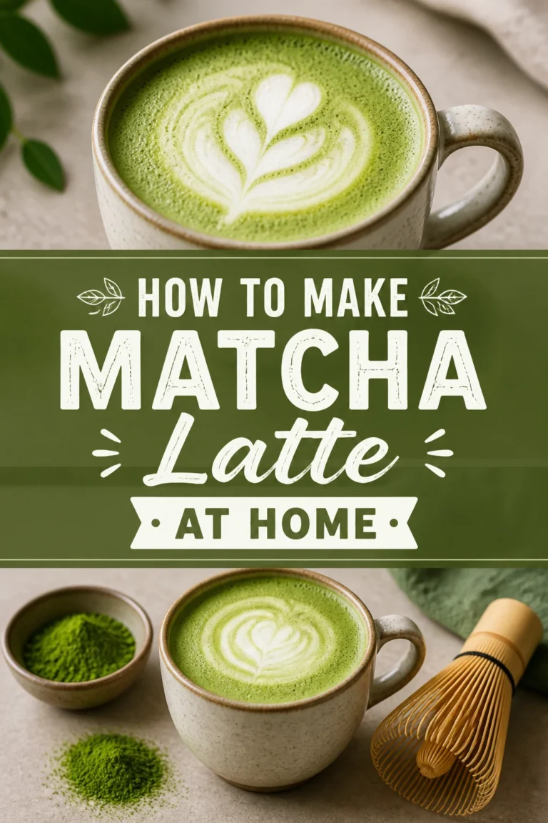 🍵 How To Make Matcha Latte At Home