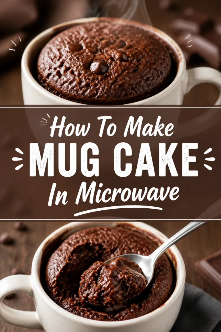 🍰 How To Make Mug Cake In Microwave