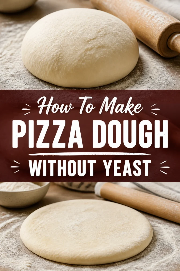 🍕 How To Make Pizza Dough Without Yeast
