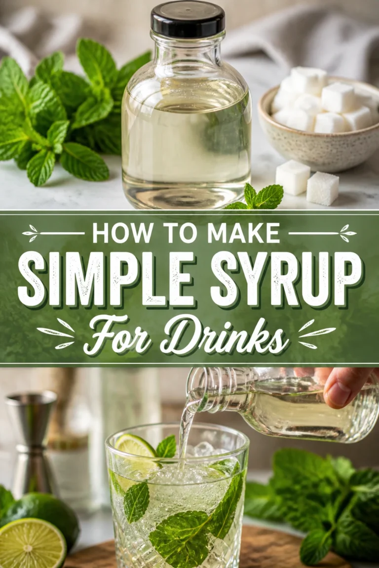 🍹 How To Make Simple Syrup For Drinks