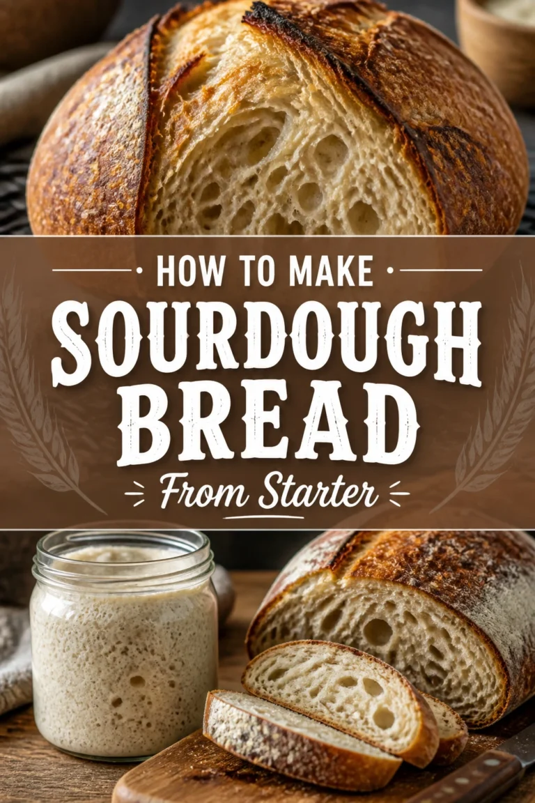 🍞 How To Make Sourdough Bread From Starter
