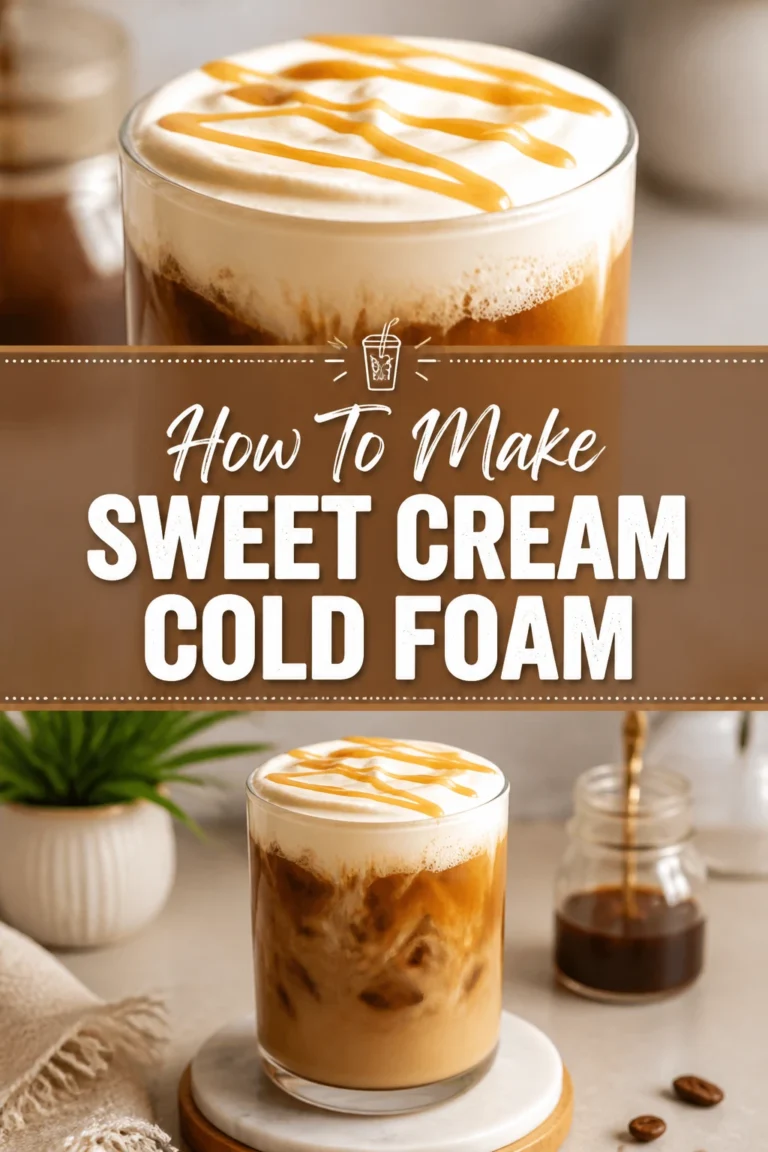 ☕ How To Make Sweet Cream Cold Foam