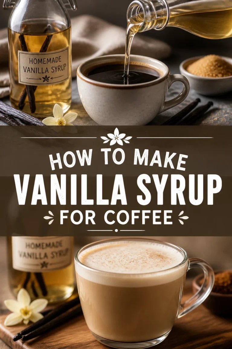 ✨ How To Make Vanilla Syrup For Coffee