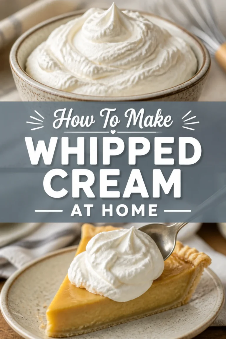 🍦 How To Make Whipped Cream At Home