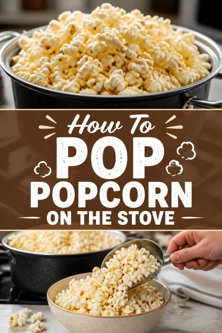 🍿 How To Pop Popcorn On The Stove