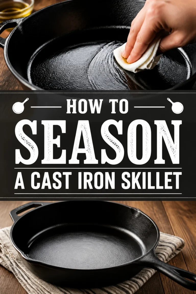 🍳 How To Season A Cast Iron Skillet