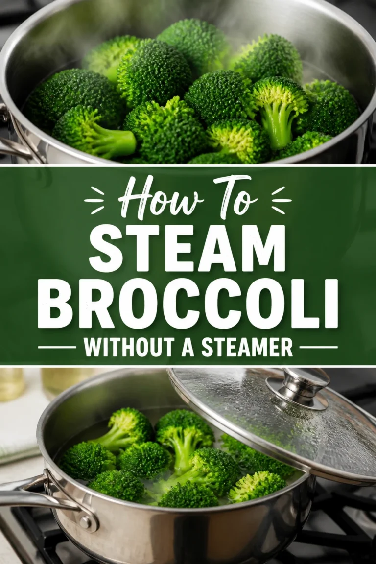 🥦 How To Steam Broccoli Without A Steamer