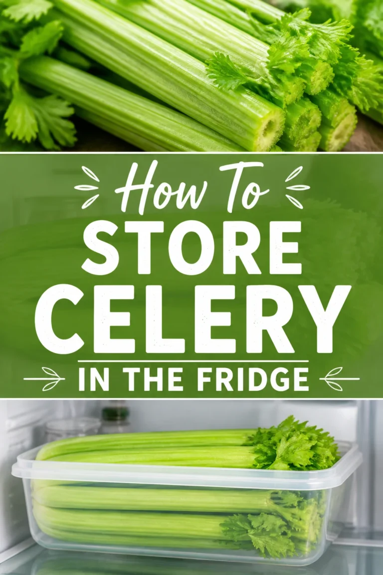 🌿 How To Store Celery In The Fridge